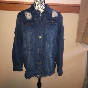 🌸5/$20!🌸Distressed jean jacket